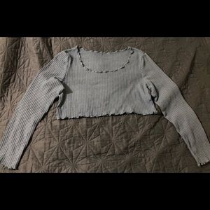 Crop knit top